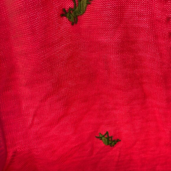Quacker Factory Plus Size Cardigan Pink with Crickets Size 3X EUC - Picture 9 of 10